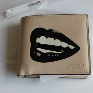 Coach X Tom Wesselmann Double Billfold Wallet